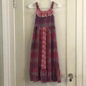 Long loose boho dress